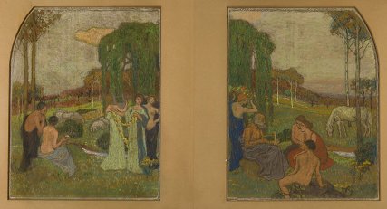 Píseň jara - diptych