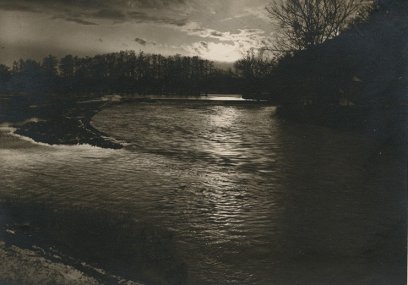 Říční krajina s protisvětlem 125003