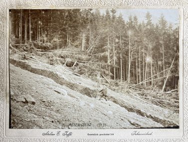 Jánské Lázně, sesuv půdy v Krkonoších po vodním přívalu 241001
